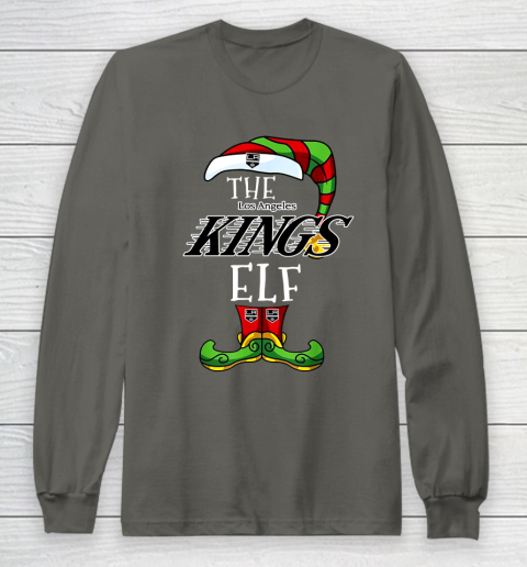 Los Angeles Kings Christmas ELF Funny NHL Long Sleeve T-Shirt 5