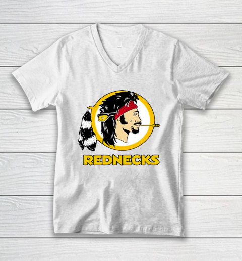 Washington Caucasians Rednecks football team V-Neck T-Shirt 2