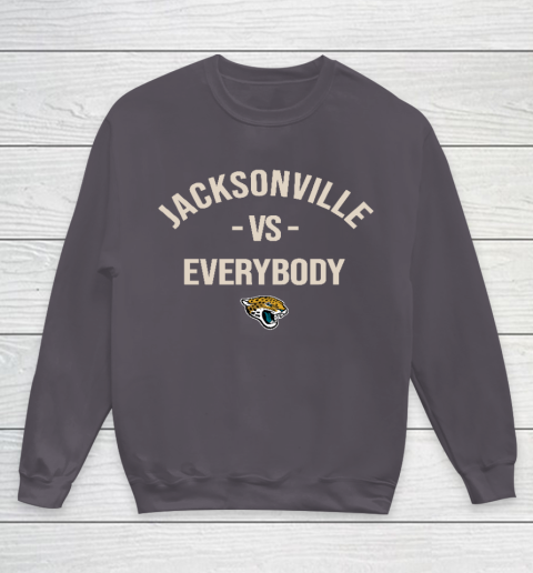 Jacksonville Jaguars Vs Everybody Youth Sweatshirt 5