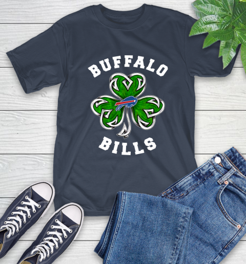 NFL Buffalo Bills Three Leaf Clover St Patrick's Day Football Sports T-Shirt 3