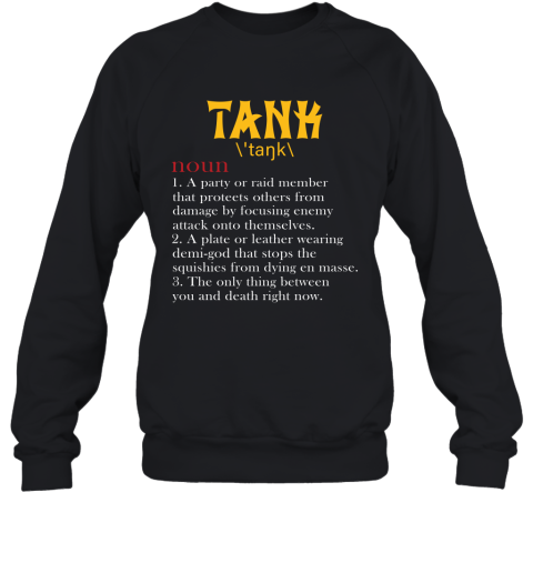 l6q4 tank protect gamer definition rpg shirts sweatshirt 35 front black