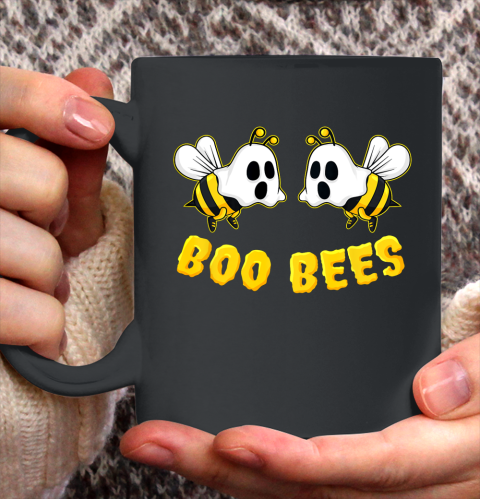 Halloween Boo Bees Ghost Matching Couples Family Funny Gift Ceramic Mug 11oz