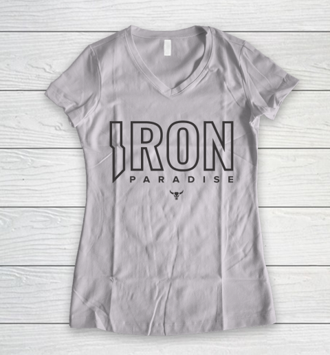 THE IRON PARADISE TOUR Women's V-Neck T-Shirt