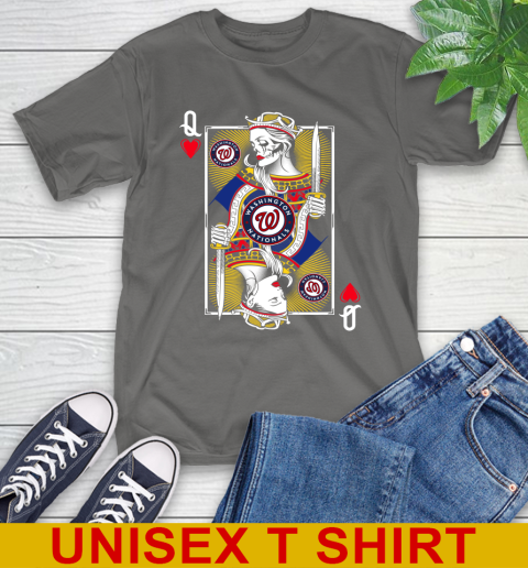 MLB Baseball Washington Nationals The Queen Of Hearts Card Shirt T-Shirt 10