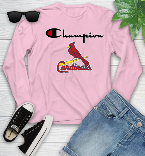 MLB Baseball St.Louis Cardinals Champion Shirt Youth Long Sleeve 8