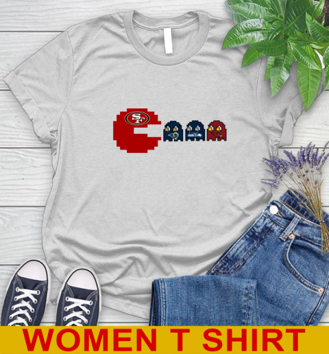 San Francisco 49ers NFL Football Pac Man Champion Women's T-Shirt