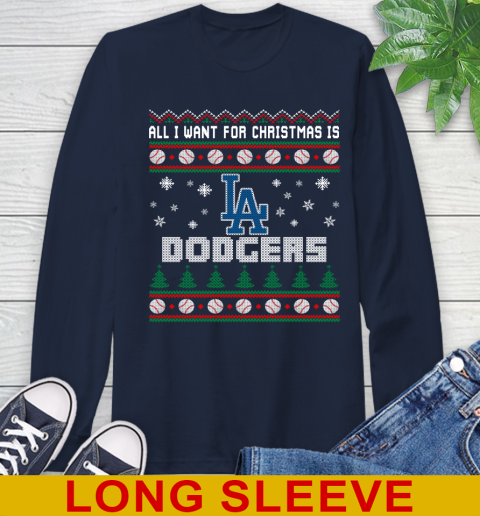 MLB All I Want For Christmas Is Los Angeles Dodgers Baseball Sports 57