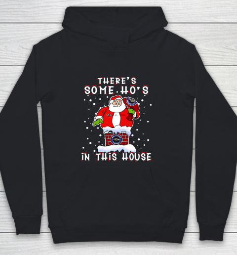 Baltimore Ravens Christmas There Is Some Hos In This House Santa Stuck In The Chimney NFL Youth Hoodie