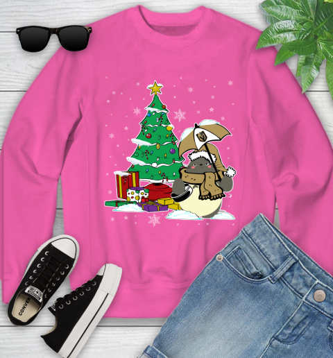 Vegas Golden Knights NHL Hockey Cute Tonari No Totoro Christmas Sports Youth Sweatshirt 6