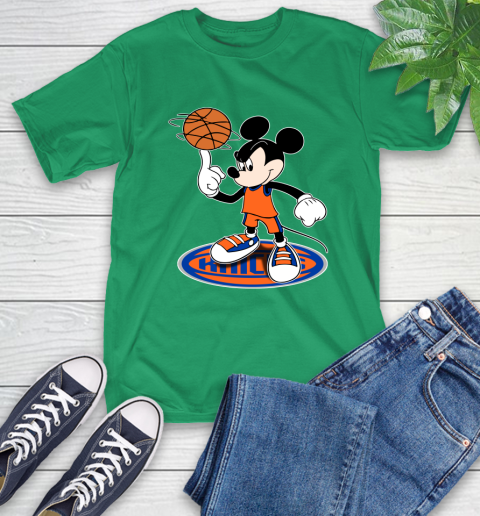 NBA Basketball New York Knicks Cheerful Mickey Disney Shirt T-Shirt 8