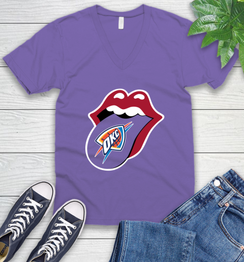 Oklahoma City Thunder NBA Basketball Lips I Root For My Team Adoring Fan 57