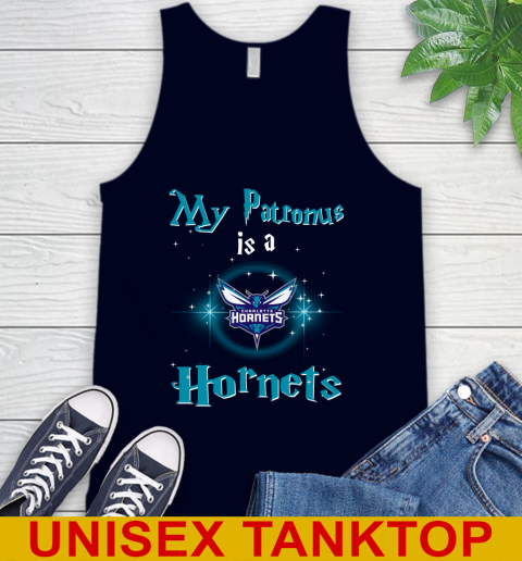 NBA Basketball Harry Potter My Patronus Is A Charlotte Hornets Tank Top 2