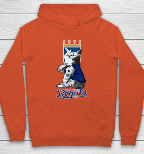 MLB Baseball My Cat Loves Kansas City Royals Hoodie 3