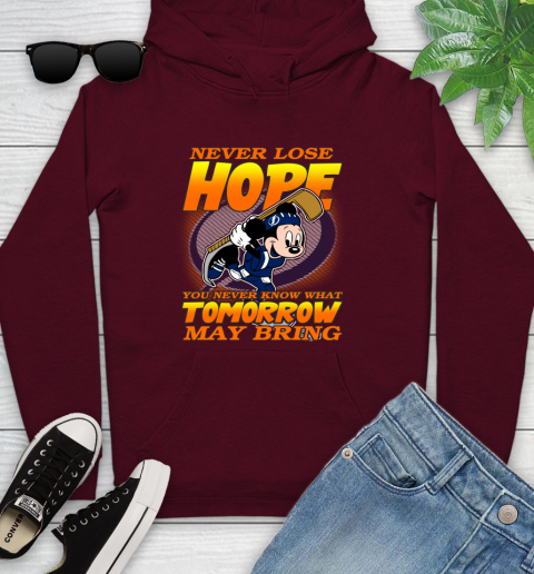 Tampa Bay Lightning NHL Hockey ootball Mickey Disney Never Lose Hope Youth Hoodie 7