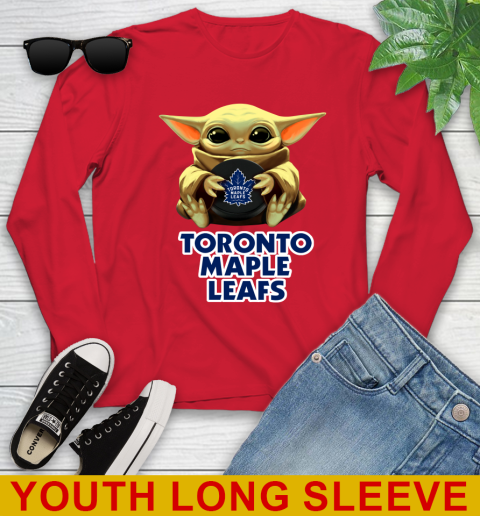 NHL Hockey Toronto Maple Leafs Star Wars Baby Yoda Shirt 132