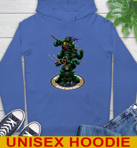 MLB Baseball Milwaukee Brewers Teenage Mutant Ninja Turtles Shirt Hoodie 9