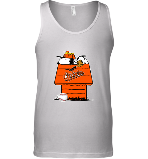 Baltimore Orioles Snoopy And Woodstock Resting Together MLB Tank Top