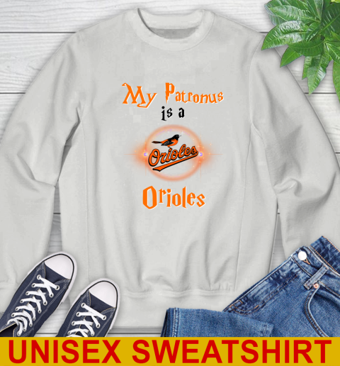 MLB Baseball Harry Potter My Patronus Is A Baltimore Orioles Sweatshirt 5