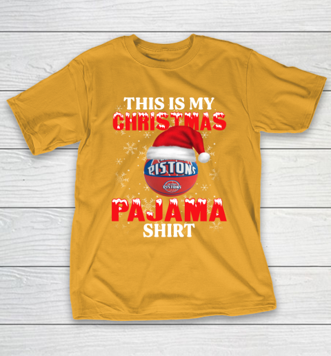 Detroit Pistons This Is My Christmas Pajama Shirt NBA T-Shirt 2