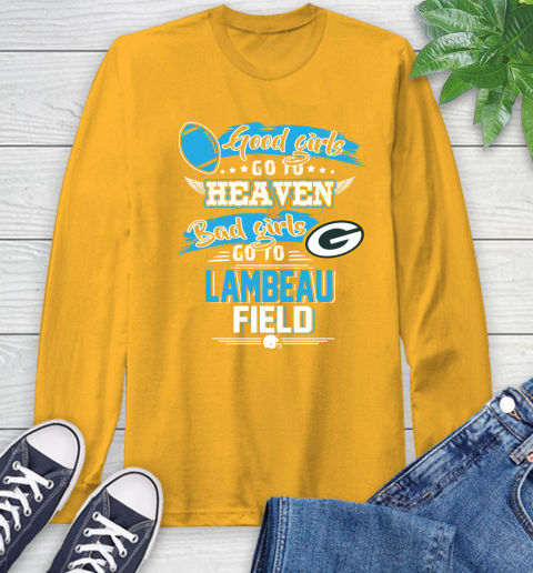 Green Bay Packers NFL Bad Girls Go To Lambeau Field Shirt Long Sleeve T-Shirt 2