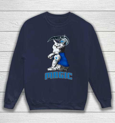 NBA Basketball My Cat Loves Orlando Magic Sweatshirt 2