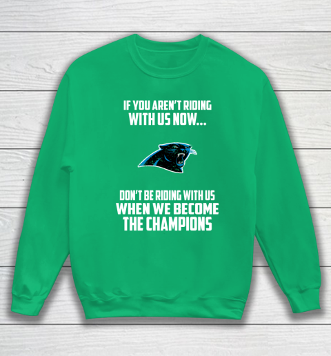 NFL Carolina Panthers Football We Become The Champions Sweatshirt 5