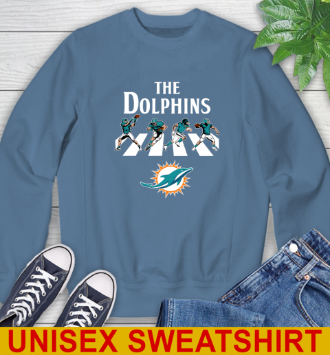NFL Football Miami Dolphins The Beatles Rock Band Shirt Sweatshirt 10