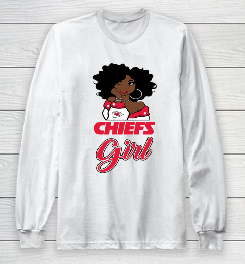 Kansas City Chiefs Girl NFL Long Sleeve T-Shirt 2