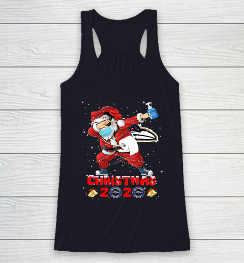 Baltimore Ravens Funny Santa Claus Dabbing Christmas 2020 NFL Racerback Tank 7