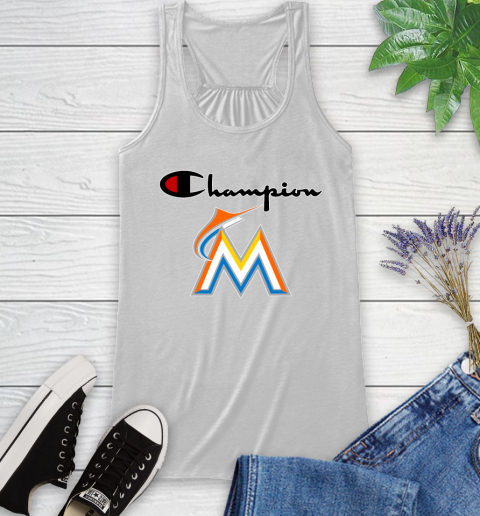 MLB Baseball Miami Marlins Champion Shirt Racerback Tank