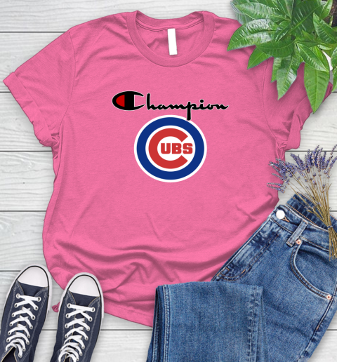 MLB Baseball Chicago Cubs Champion Shirt Women's T-Shirt 11
