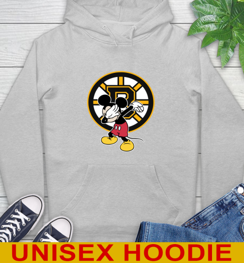 Boston Bruins NHL Hockey Dabbing Mickey Disney Sports Hoodie 6