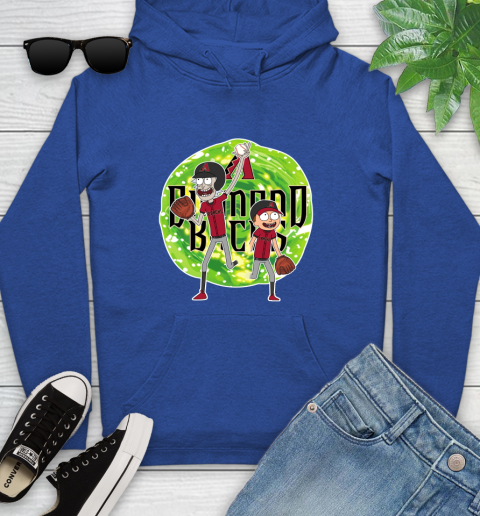 MLB Arizona Diamondbacks Rick And Morty Baseball Sports Youth Hoodie 9