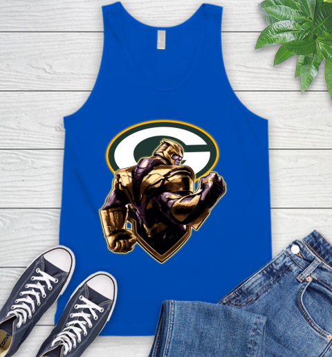 NFL Thanos Avengers Endgame Football Sports Green Bay Packers Tank Top 5