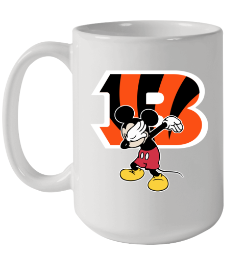 Cincinnati Bengals NFL Football Dabbing Mickey Disney Sports Ceramic Mug 15oz