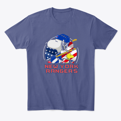 ye7l new york rangersnoopy and woodstock nhl classic t shirt 2 front purple