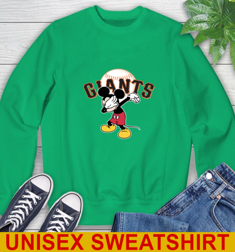 San Francisco Giants MLB Baseball Dabbing Mickey Disney Sports Sweatshirt 6