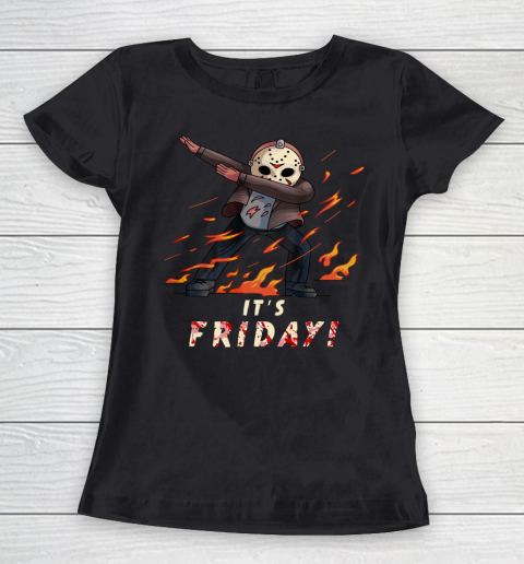 It s Friday 13th Funny Halloween Horror Graphic Funny Women's T-Shirt
