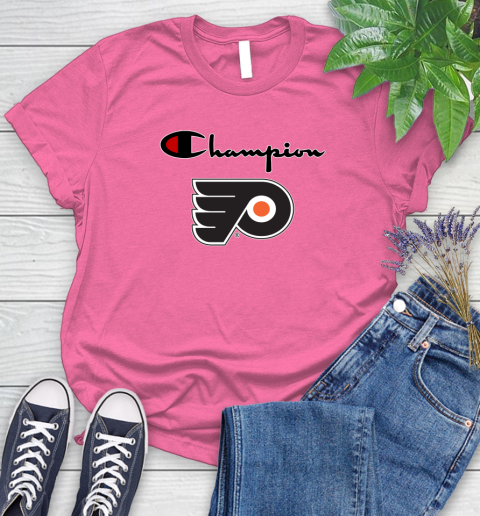 NHL Hockey Philadelphia Flyers Champion Shirt Women's T-Shirt 11