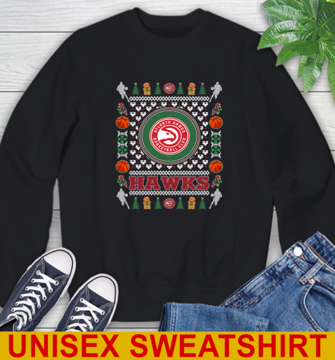 Atlanta Hawks Merry Christmas NBA Basketball Loyal Fan Sweatshirt