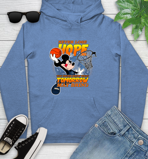 Minnesota Timberwolves NBA Basketball Mickey Disney Never Lose Hope Youth Hoodie 13