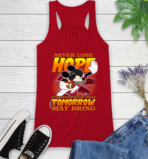 Atlanta Falcons NFL Football Mickey Disney Never Lose Hope (1) Racerback Tank 5