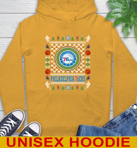 Philadelphia 76ers Merry Christmas NBA Basketball Loyal Fan Hoodie 2