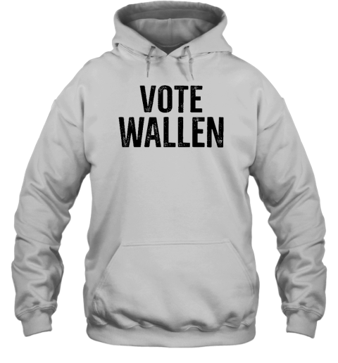 Stacy Blythe Wearing Vote Wallen Hoodie