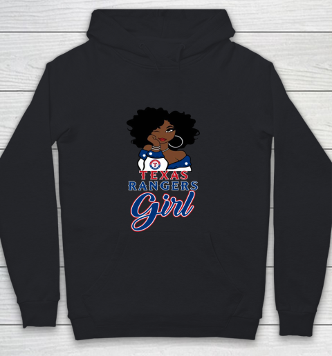 Texas Rangerss Girl MLB Youth Hoodie