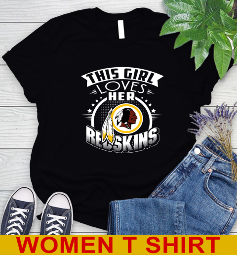 Washington Redskins NFL Football This Girl Loves Her Team 85
