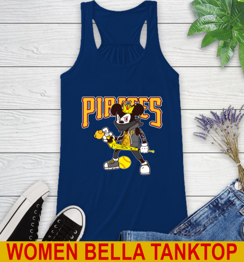 Pittsburgh Pirates MLB Baseball Mickey Peace Sign Sports Racerback Tank 10 Pittsburgh Pirates MLB Baseball Mickey Peace Sign Sports Racerback Tank - Image 10