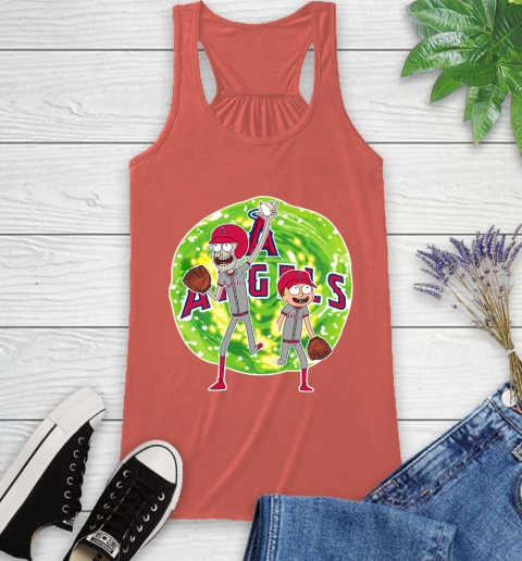 MLB Los Angeles Angels Rick And Morty Baseball Sports Racerback Tank 4