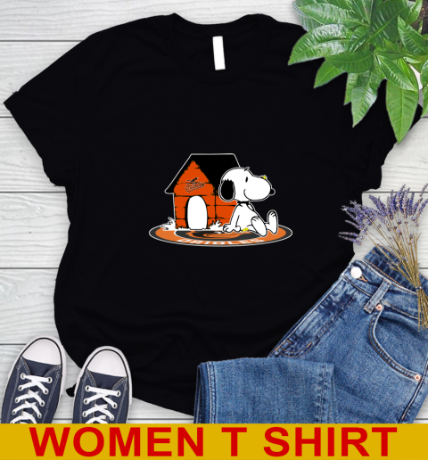 MLB Baseball Baltimore Orioles Snoopy The Peanuts Movie Shirt Women's T-Shirt 2