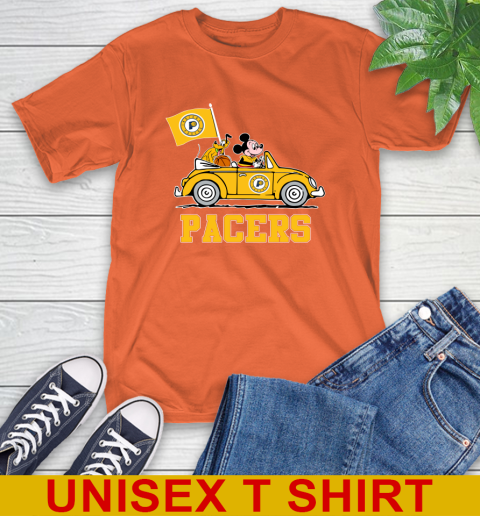 NBA Basketball Indiana Pacers Pluto Mickey Driving Disney Shirt T-Shirt 5